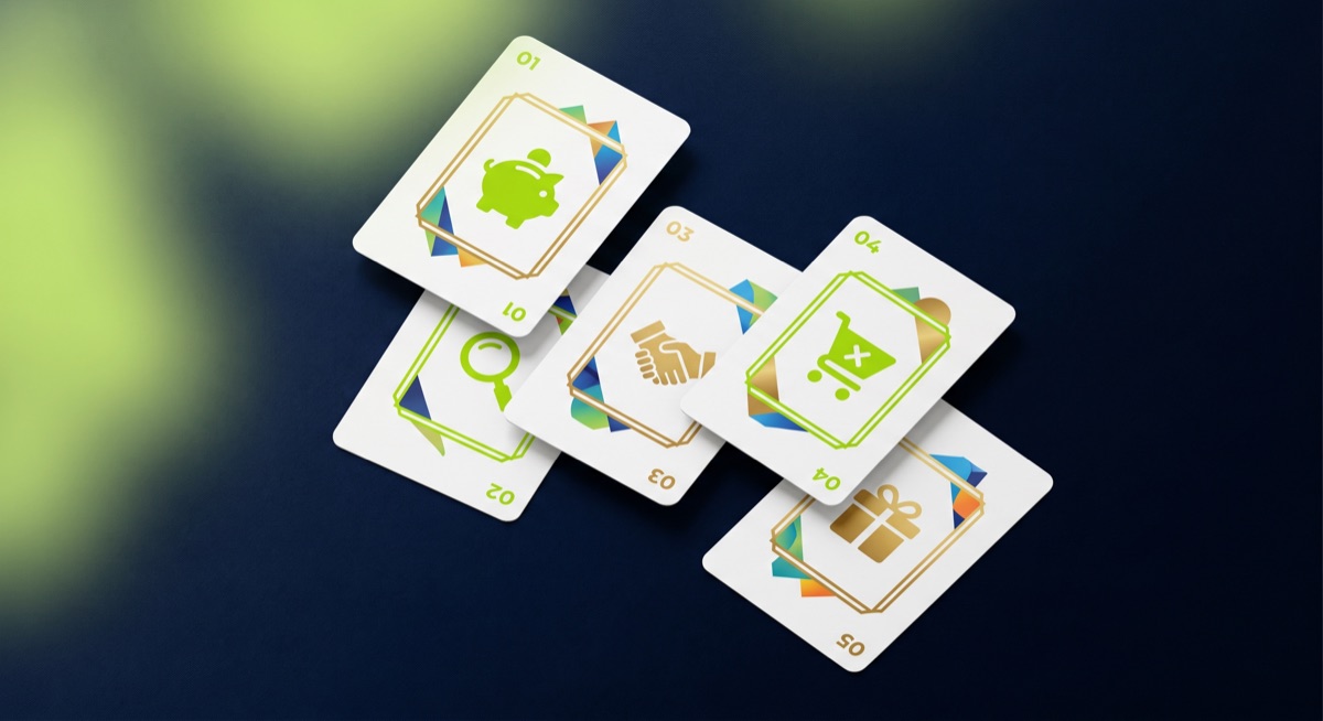 Buck's Challenge Cards mockup